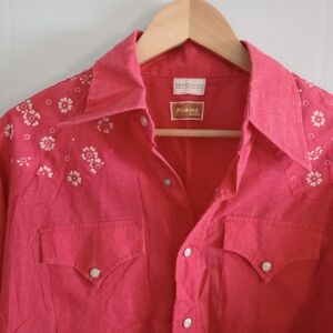 Ely Plains Ryder Pearl Snap Western Shirt Size L